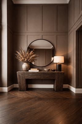 RECLAIMED SLEEPER CONSOLE - DARK