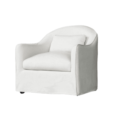 ALICE CLUB CHAIR - NATURAL LINEN