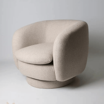 GALLIE SWIVEL ARMCHAIR - BISCOTTI