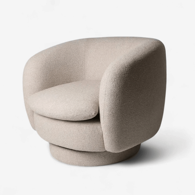 GALLIE SWIVEL ARMCHAIR - BISCOTTI