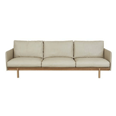 TOLV PENSIVE 3 SEATER SOFA - LIMESTONE