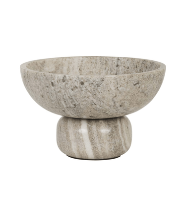 RUFUS INDRA GOBLET BOWL - OAT MARBLE