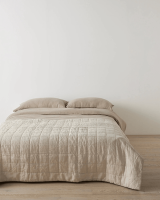 RAVELLO COVERLET - BONE