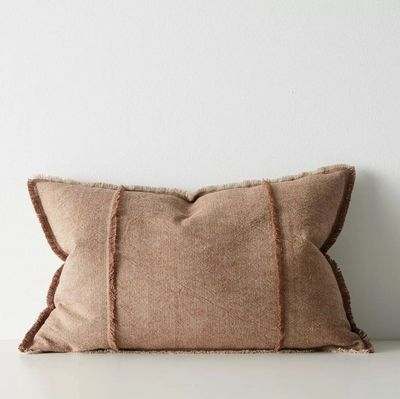 ADELA LUMBAR CUSHION -RUST