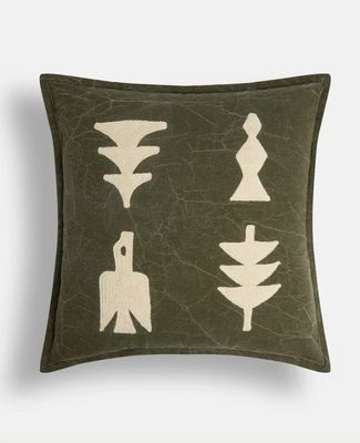 ELEMENTS CUSHION - DARK SHADOW