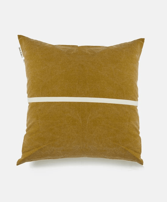 WANDERFUL CUSHION - GOLDEN TAN / NATURAL STRIPE