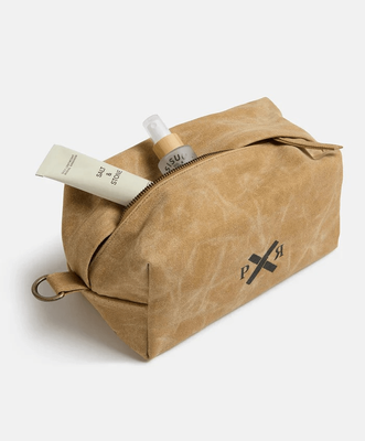 SLOW ROAD DUFFLE TOILETRY BAG - CLAY