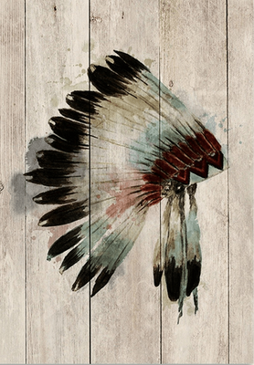 TRIBAL WEAVE WALL ART - II