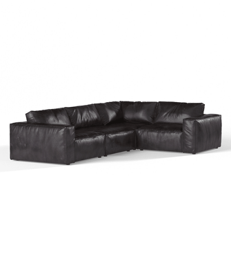 HALO TRUFFLE SECTIONAL SOFA - ANTIQUE BLACK