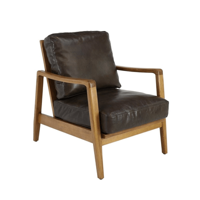 REID ARMCHAIR -BROWN