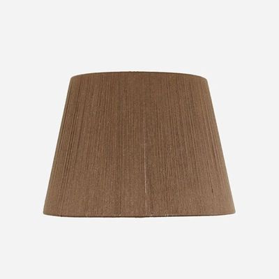 WOVEN LOOM LAMPSHADE - DARK WALNUT