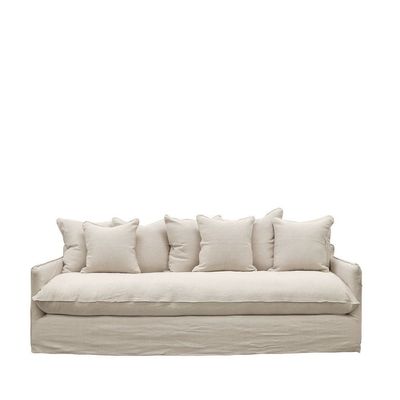 LOTUS SLIP COVER  SOFA - OATMEAL