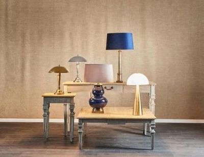 COMO TABLE LAMP -ANTIQUE BRASS