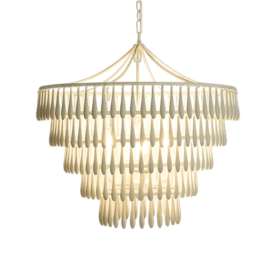 RAINDROP CHANDELIER WHITE