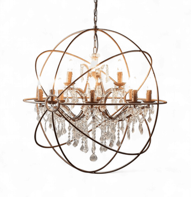 SUNDANCE CHANDELIER RUST