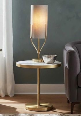 ROMANA TABLE LAMP -BRASS
