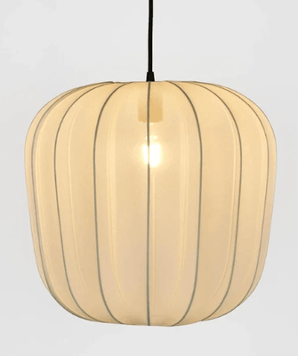 PUMKIN CEILING PENDANT IVORY