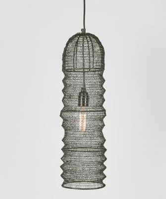 MONASH WIRE MESH CEILING PENDANT BLACK