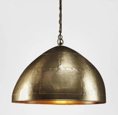 P51 CEILING PENDANT MEDIUM - ANTIQUE BRASS