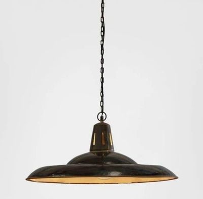 ZETLAND CEILING PENDANT LARGE - OLD BLACK