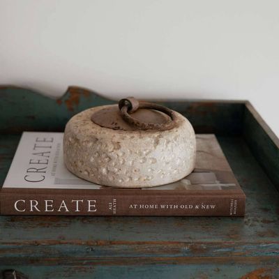 VINTAGE STONE DOOR STOPPER