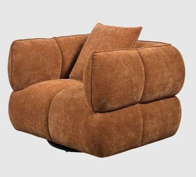 PIPER SWIVEL CHAIR - SIENNA BROWN
