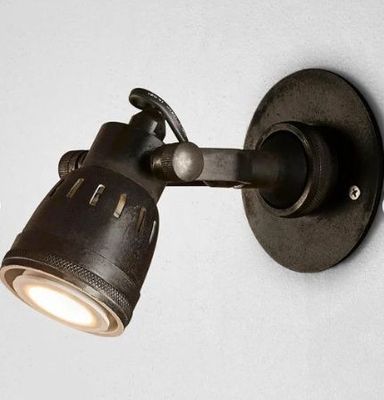 SEATTLE SHORT ARM WALL LIGHT - BLACK