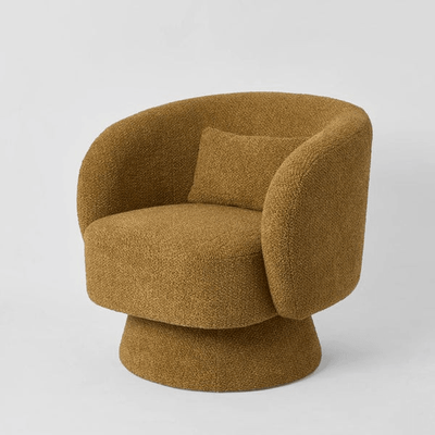 SELENA SWIVEL CHAIR - CINNAMON