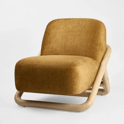 RHODES ACCENT ARMCHAIR - MUSTARD