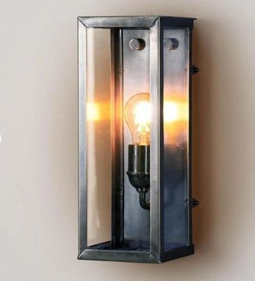 GOODMAN OUTDOOR WALL LIGHT SMALL ANTIQUE SILVER