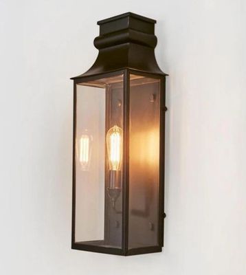 WESTPOINT OUTDOOR WALL LIGHT MEDIUM BLACK