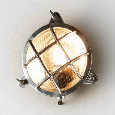 PALMERSTON OUTDOOR WALL LIGHT SILVER