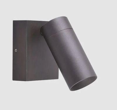 SHORELINE SINGLE OUTDOOR WALL LIGHT DARK GREY