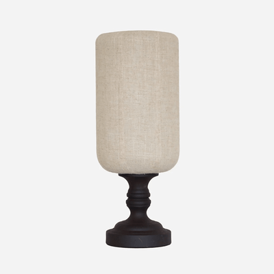 MEDINA LINEN &amp; GLASS LAMP