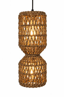 BANANA LEAF LONG PINCHED PENDANT