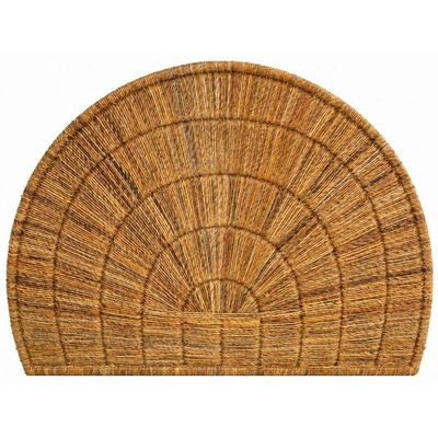 BANANA LEAF ROUND HEADBOARD - QUEEN