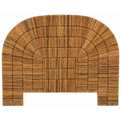 BANANA LEAF CURVED HEADBOARD - QUEEN