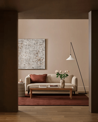 BASTION CLARET FLOOR RUG - CLARET