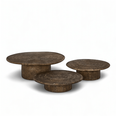 PAUME RATTAN FOOTED STAND