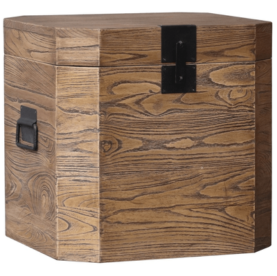 OLD ELM STORAGE TRUNK