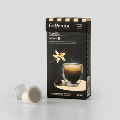Caffesso Variations - Vanilla Espresso Latte - Intensity 5