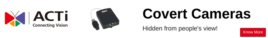 ACTi CCTV Security Covert Cameras IQ