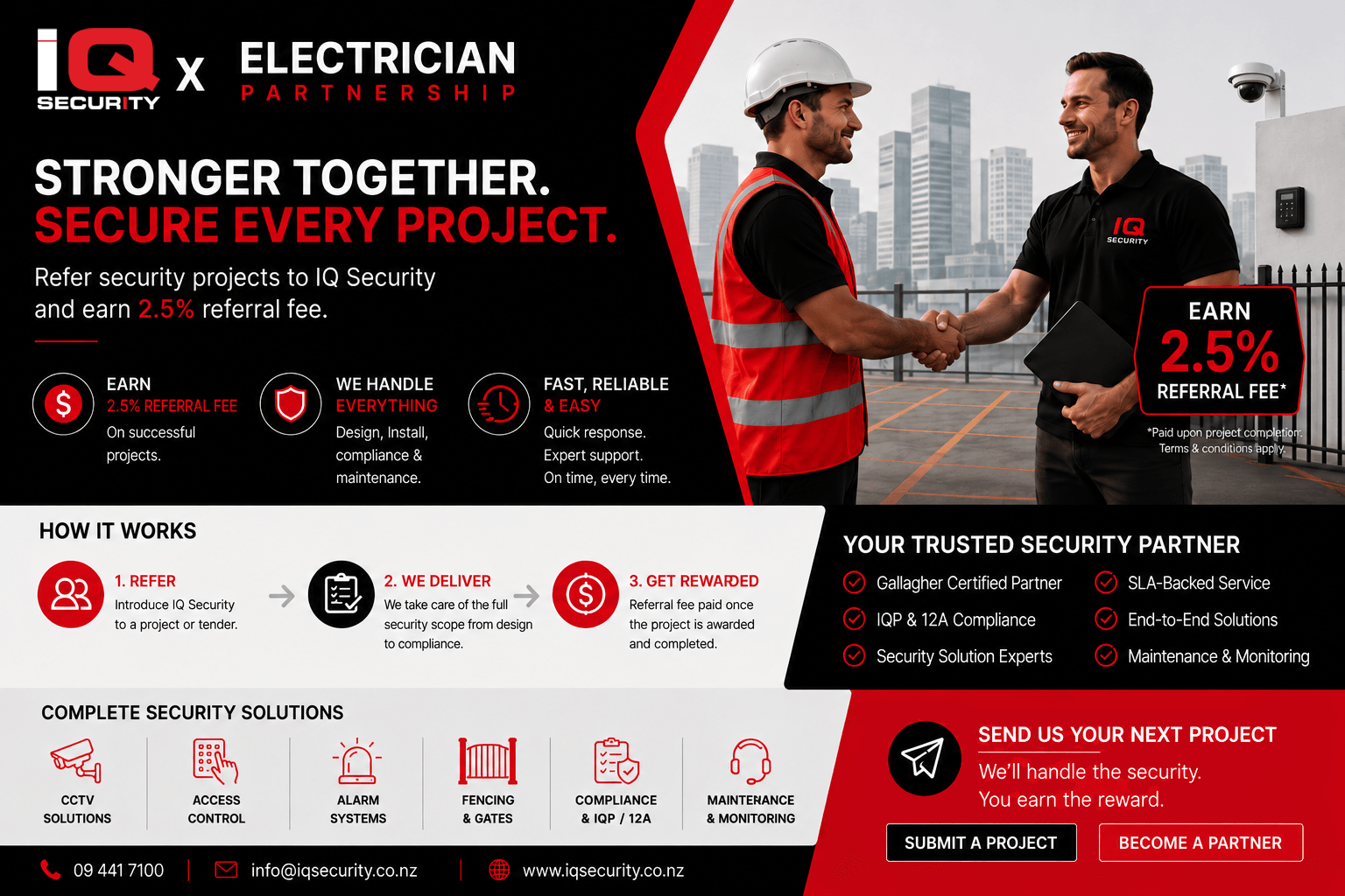 Security and Electrician Partnership