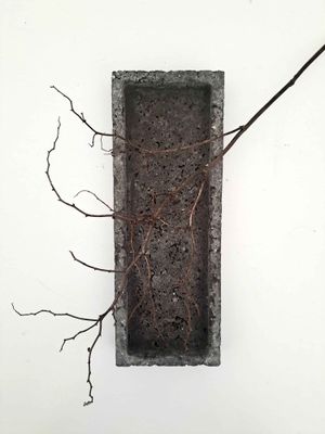 ROMI STONE TRAY - CHARCOAL