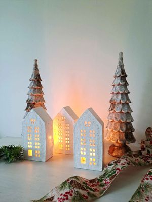 STONE TEALIGHT HOUSE