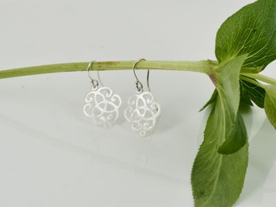 Laced Mother of Pearl Earrings