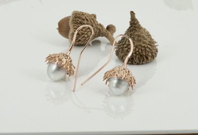 Cork oak earrings