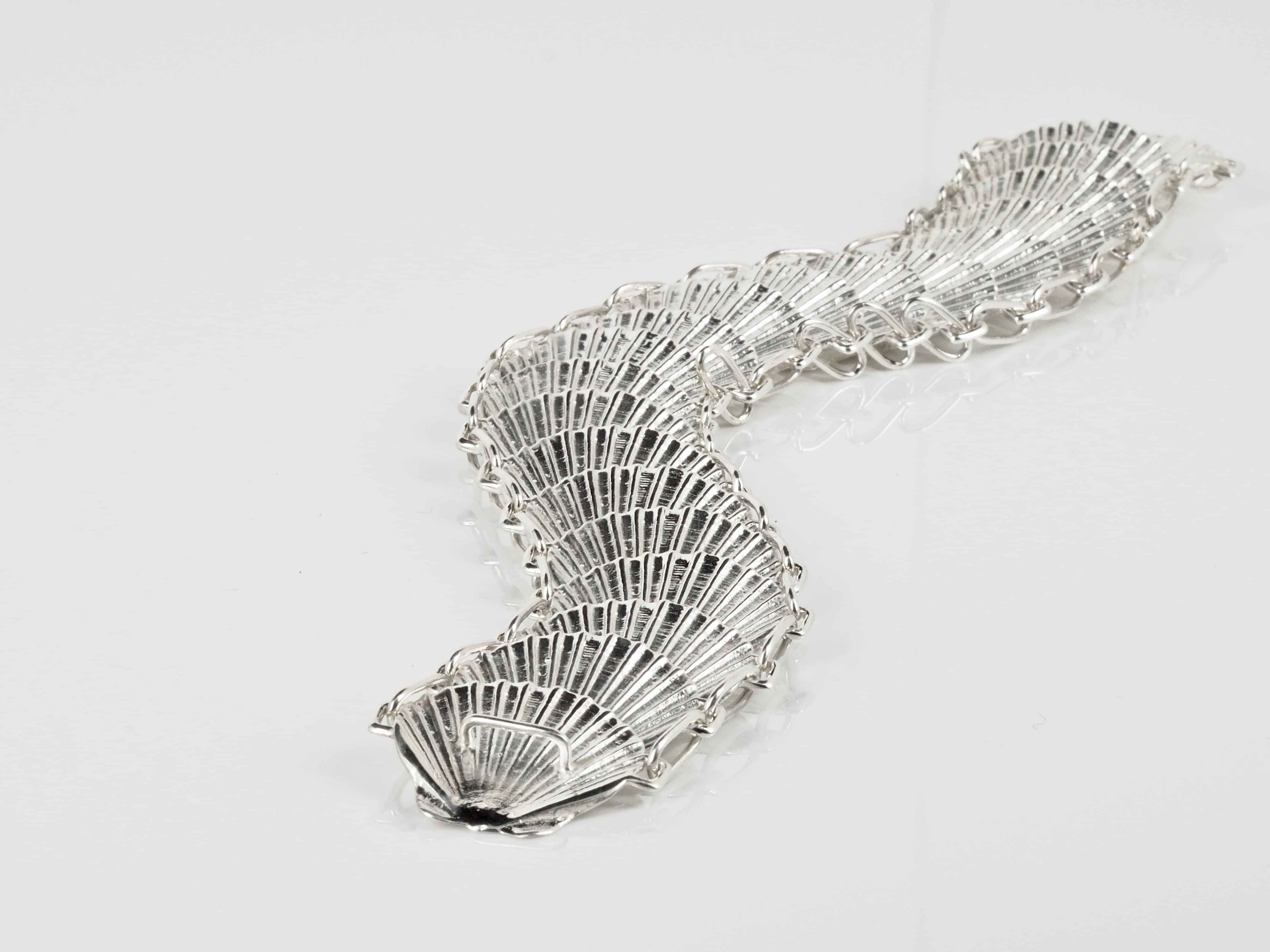 Scallop shell bracelet