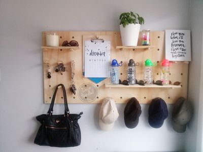 Firsts - Hanging Ply Pegboard 120cm x 60cm PACKAGE - ready to ship