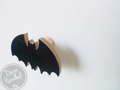 Bat Wall Handle (Screw in or Removable)